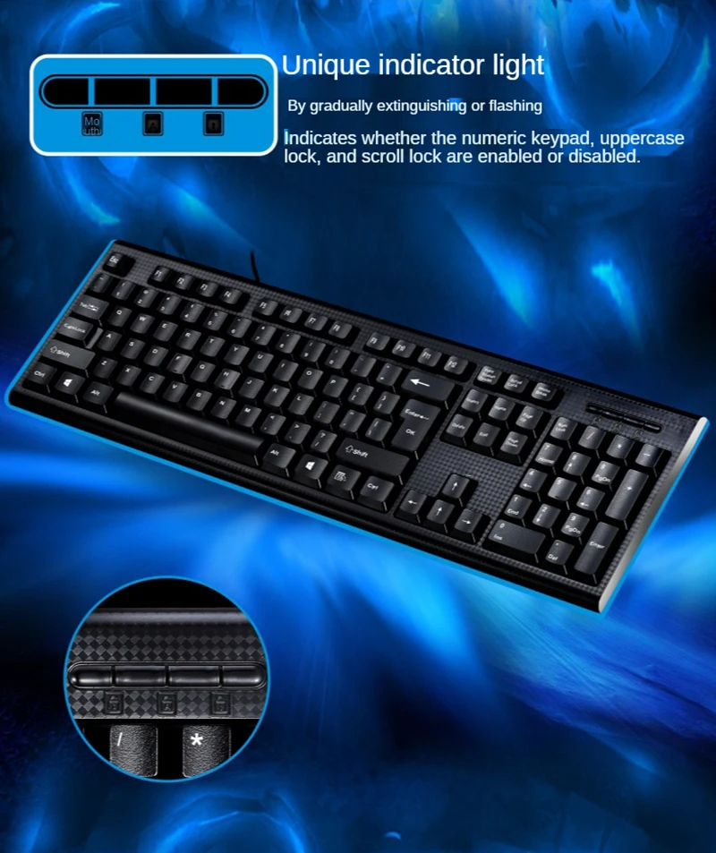 ZGUANGBA-Q9-Verkabelte-Gaming-Tastatur-Tastengefuumlhl-Spritzwasserfest-Ergonomie-fuumlr-PC-Desktop--2022643-5